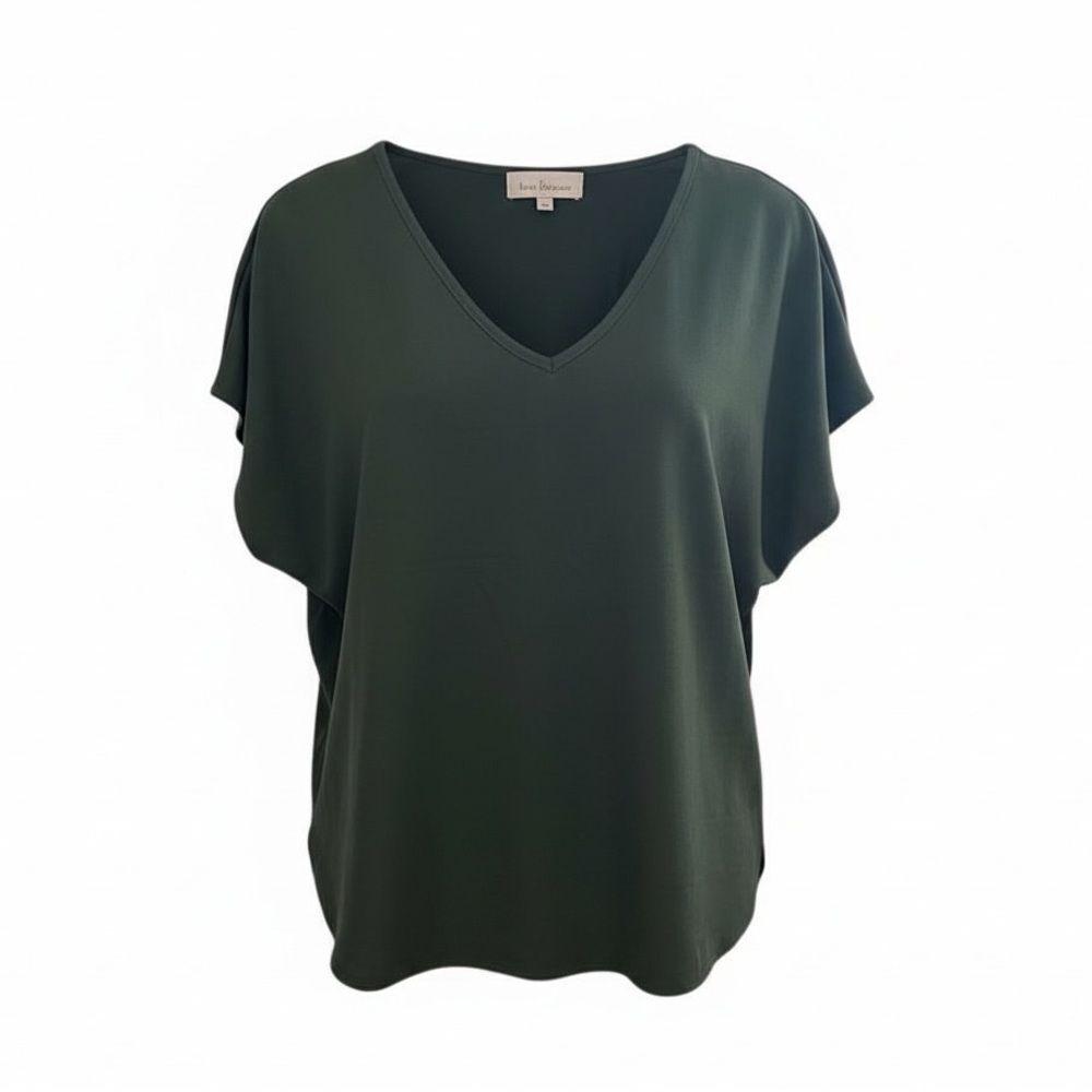 Philosophy Asymmetrical Hem Lightweight Top
